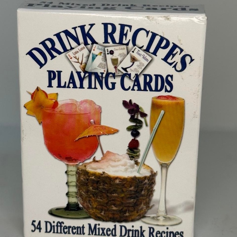 Drink Recipes Playing cards